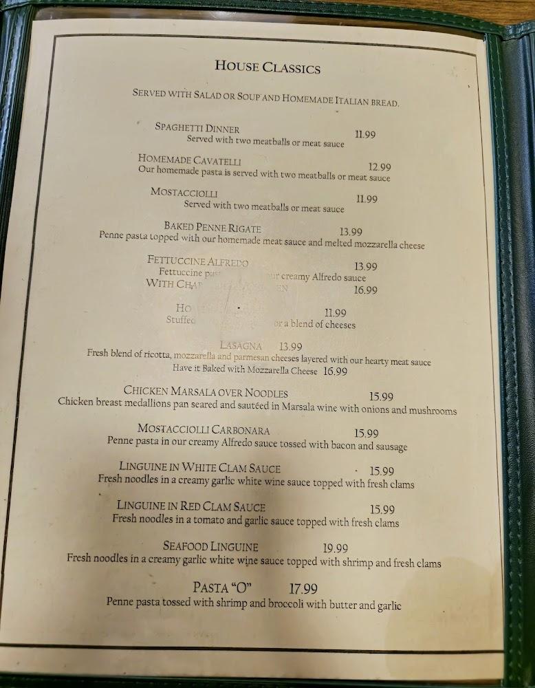 Covered Bridge Inn Menu image 2