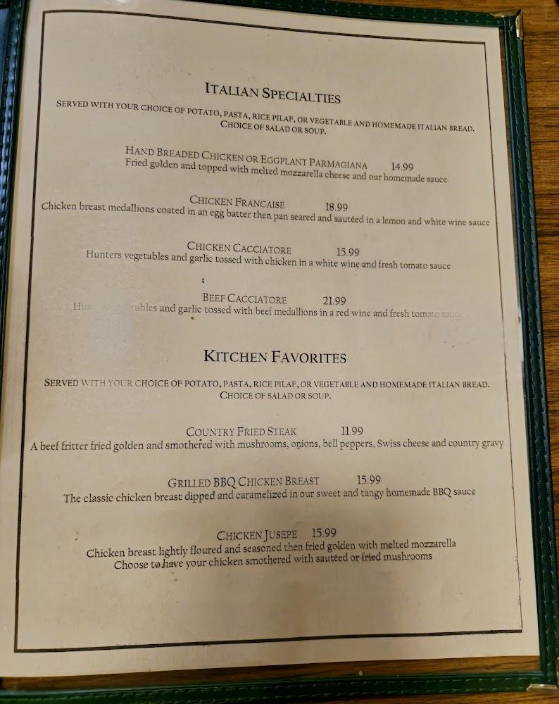 Covered Bridge Inn Menu image 4